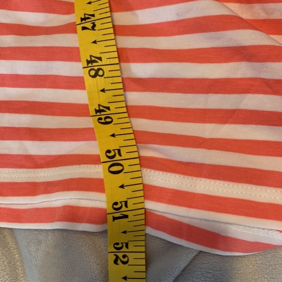 Lands end Gem striped tiered sleeveless maxi dress size Large tencel - Picture 4 of 6